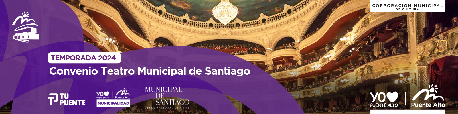 CONVENIO: PUENTE ALTO SE POSICIONA ENTRE LAS TRES COMUNAS QUE MÁS HAN ACCEDIDO A LOS BENEFICIOS EN EL TEATRO MUNICIPAL DE SANTIAGO